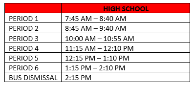 schedule 